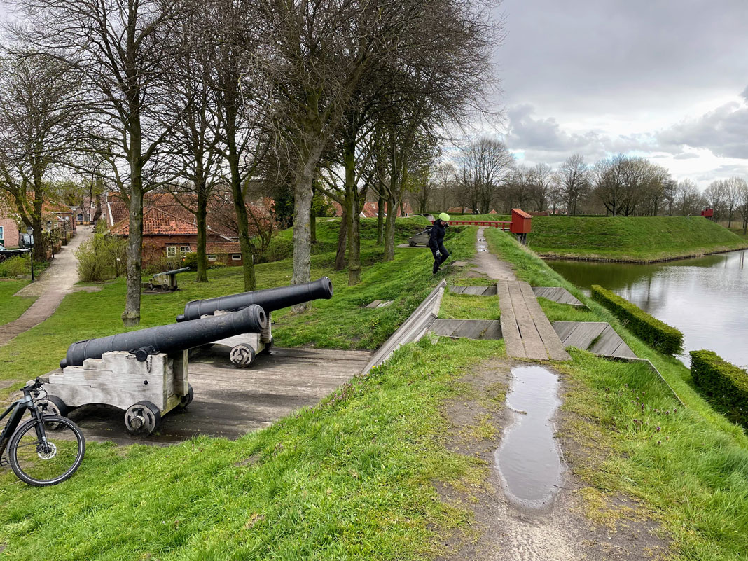 Den "hollandske linje" i  fæstningsbyen Bourtange